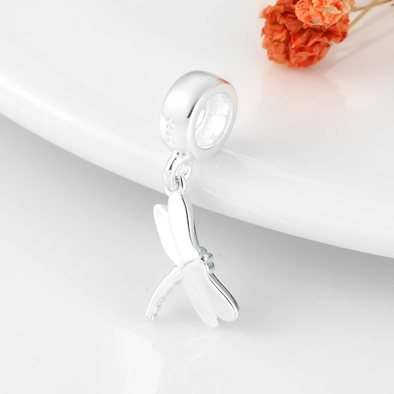 Модное ожерелье-браслет из серебра 925 пробы с синей эмалью | Украшения и