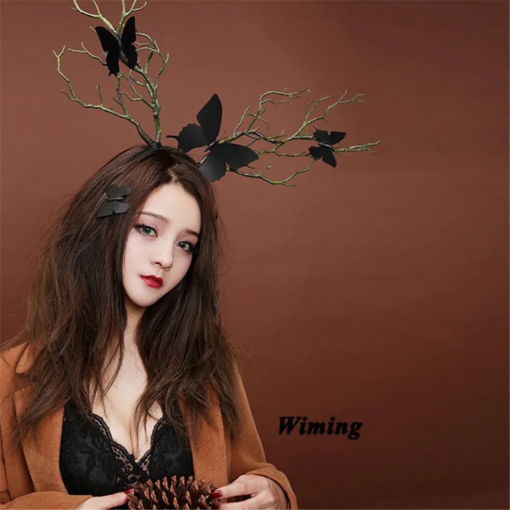 Костюм оленя ветка ободок девушки женщины дамы танцевальные вечерние украшения