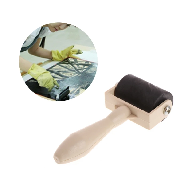 

3,5 см сверхмощный твердый резиновый ролик, печатный экран, пластиковая рамка, инструмент для рукоделия