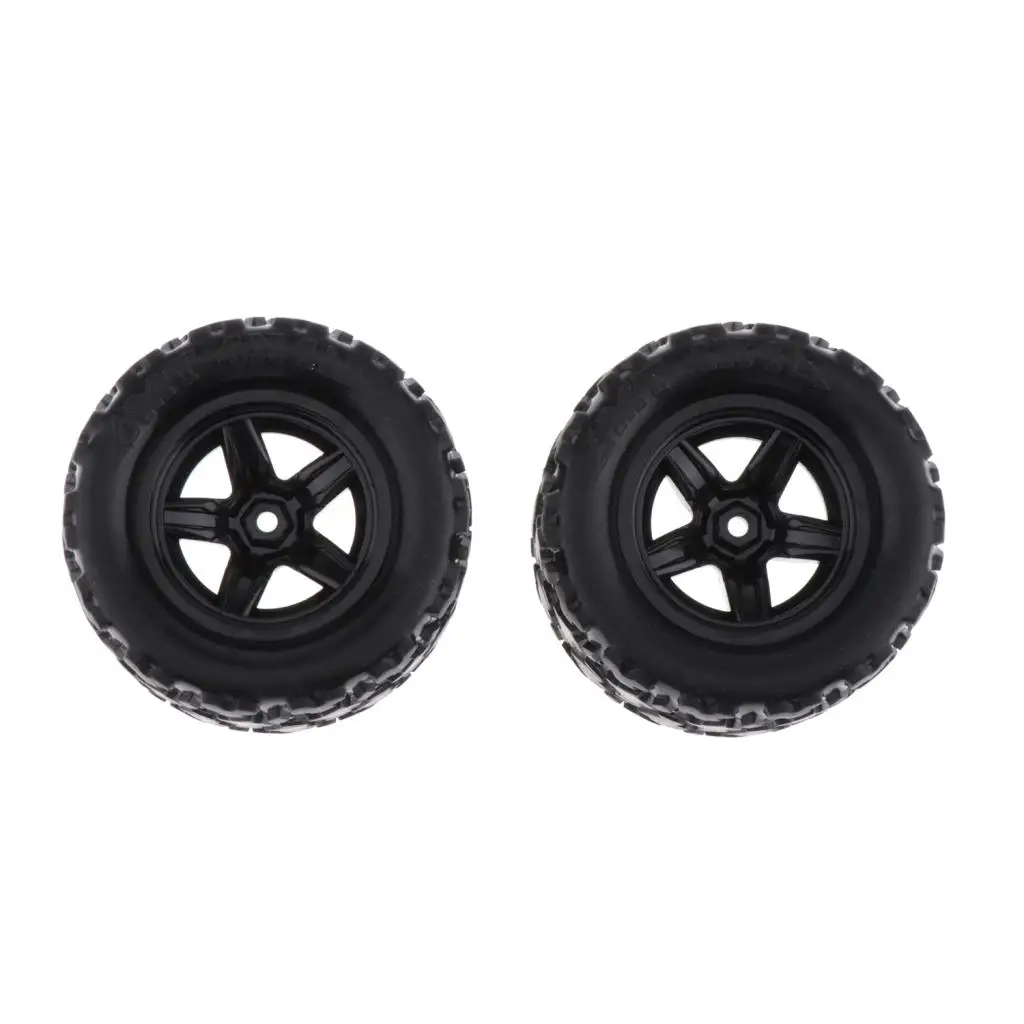 

2 Pieces 1:18 Car Plastic Tire 1/18 RC Racing Car Accessory More Attractive