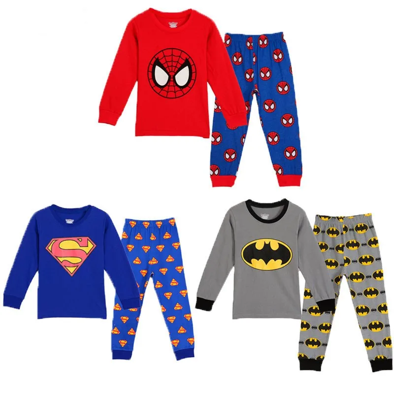 

2020 Girls boys cotton Pajamas sets cartoon toddler sleepwear pijamas baby Pyjamas suit kids clothes clothing