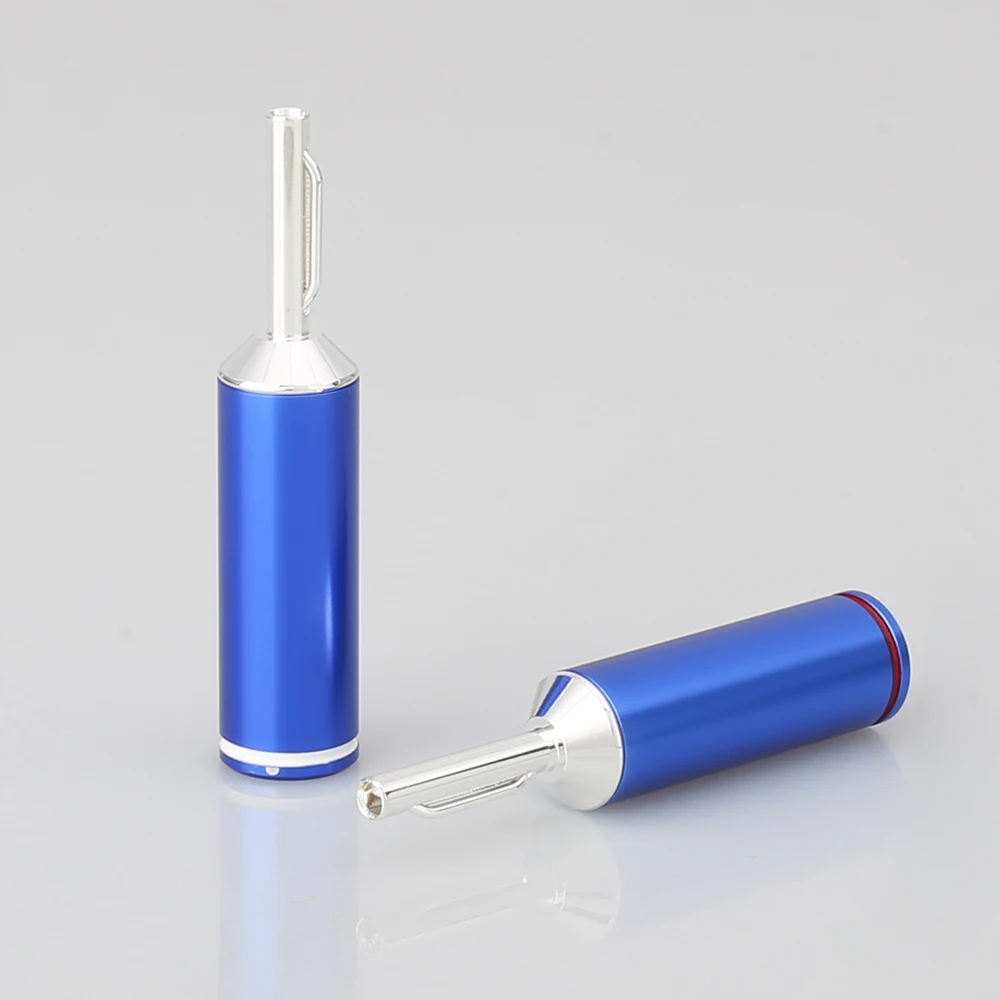 

Audiocrast Silver Plated Speaker Cable banana Plug HIFI Banana Connector for Speaker Wire DIY Speaker cable