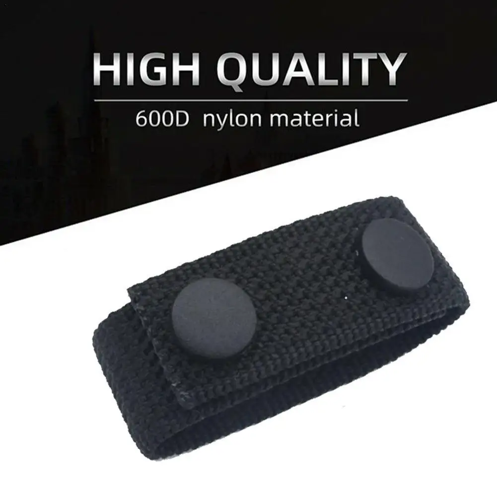 

4pcs Black Nylon Belt Keeper Loop Durable Belt Buckle Loop Accessories Belts Convenience