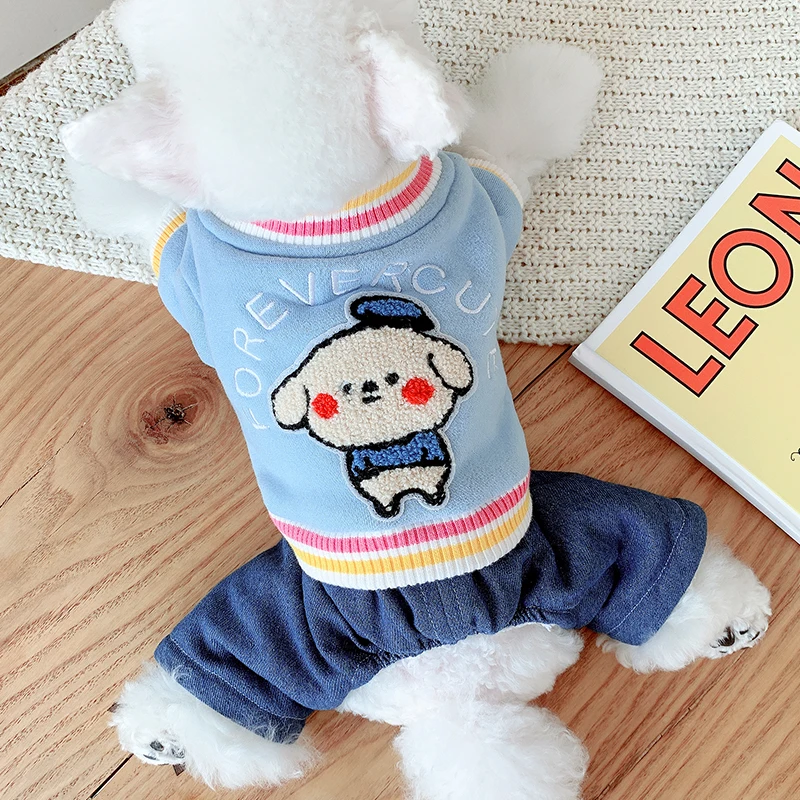 Одежда для собак Тедди собака Бишон Померанский маленький четырехколесный