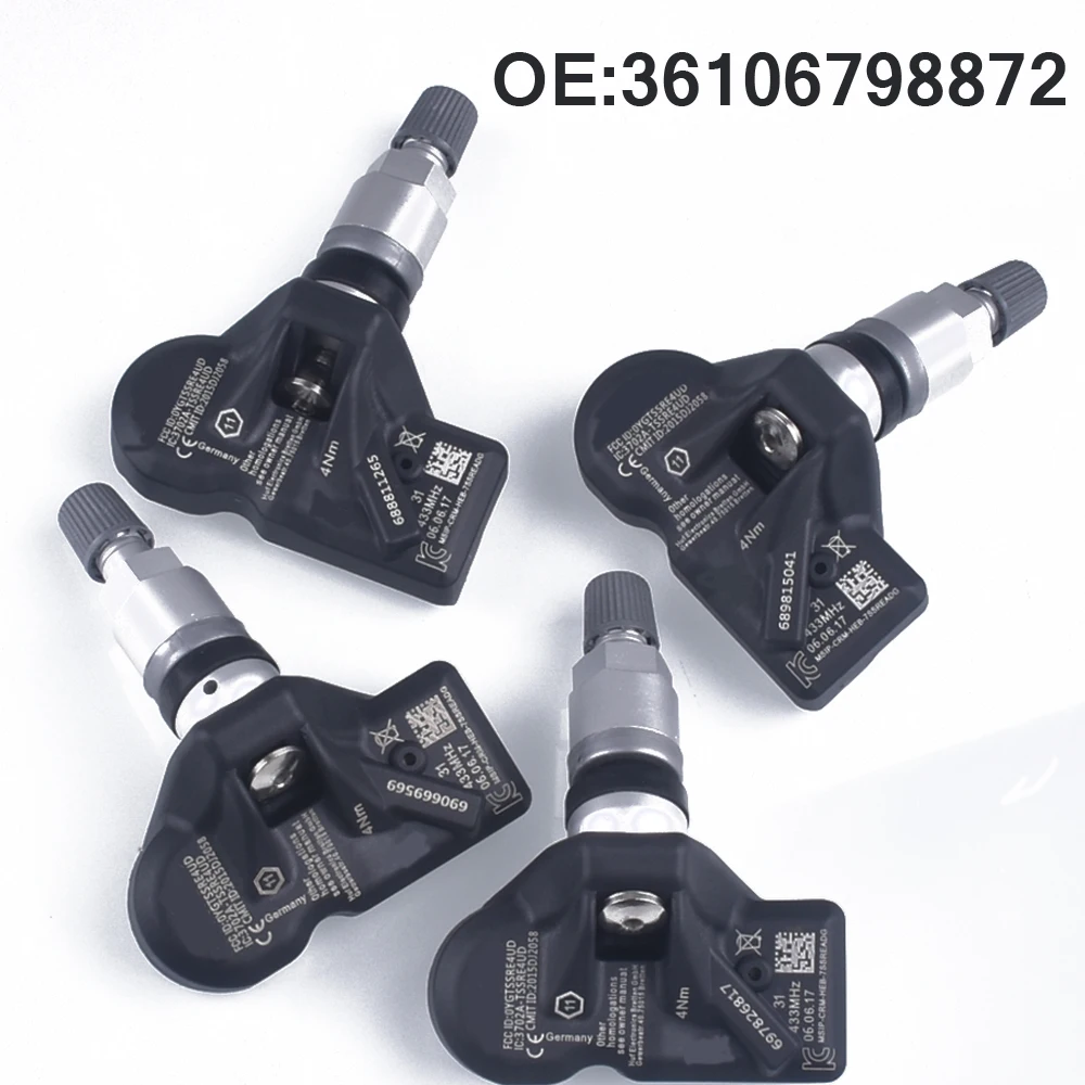 Автомобильный датчик давления в шинах tpms 4 шт./Предупреждение для BMW F07 F10 F11 F06 F02 520i