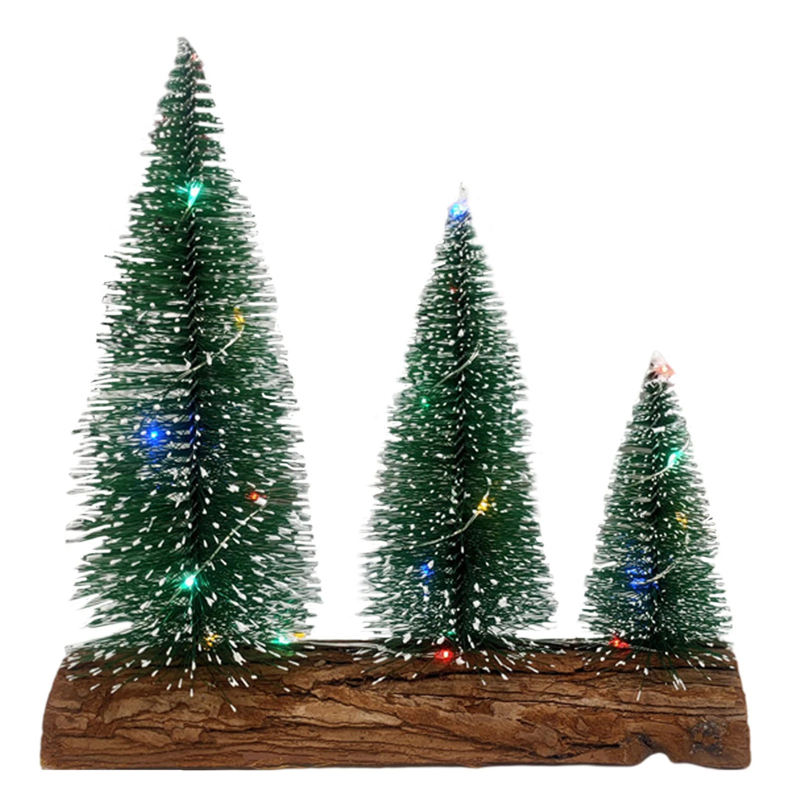 

Мини Рождественская елка со светодиодной гирляндой, Рождественский праздник, настольное украшение для рождественской елки, светильник для...