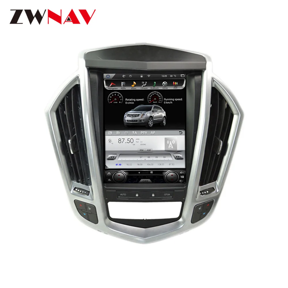 Carplay 128G экран Тесла для 2009 2010 2011 Cadillac SRX Android 9 мультимедийный плеер GPS аудио радио
