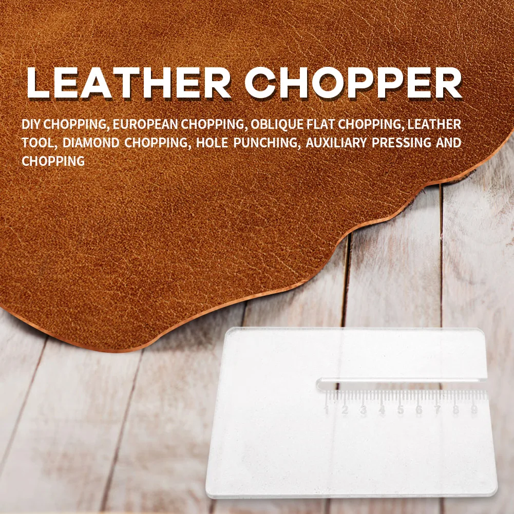 

Durable Leather Punching Pulle DIY Handmade Leathercraft Diamond Punch Auxiliary Tool Acrylic Punch Puller Leathercraft Tool