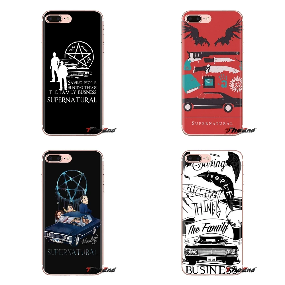 ТВ супернатуральный автомобильный прозрачный мягкий чехол для iPod Touch Apple iPhone 4 4s 5