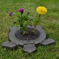 planting flowers garden path paving mold turtle shape 2 in 1 decorative manually concrete cement mould cement mould diy decor