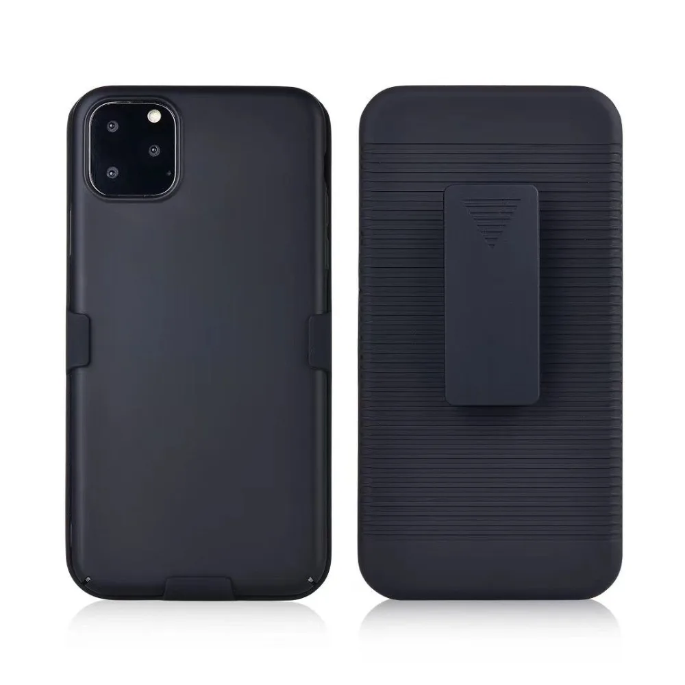 Для iphone 11 Pro Max 11/11 Pro черный гибридный Чехол-Холистер Defender Builder+ Зажим для ремня для iphone XR XS MAX X 7 8 6 6S PLUS 5S