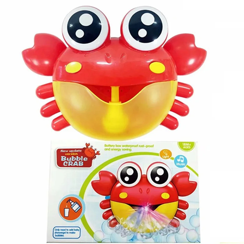 Краб пузырь машина детские забавные игрушки для ванной автоматический душ
