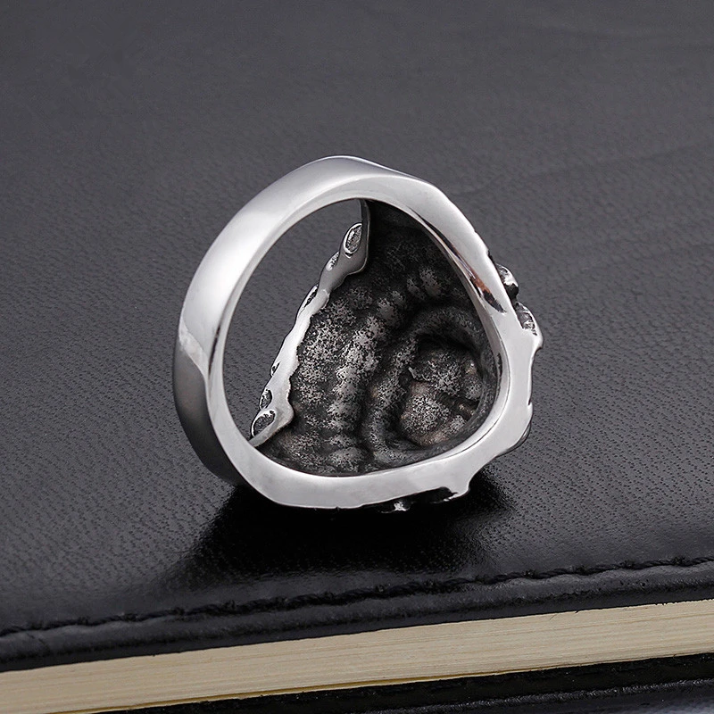 Кольцо мужское/женское из нержавеющей стали Винтажное кольцо в этническом стиле