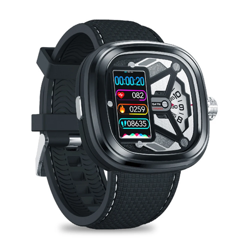 black Zeblaze Hybrid 2 Смарт-часы пульсометр Монитор артериального давления Смарт-часы спортивные фитнес водонепроницаемые Смарт-часы для мужчин - Цвет: black
