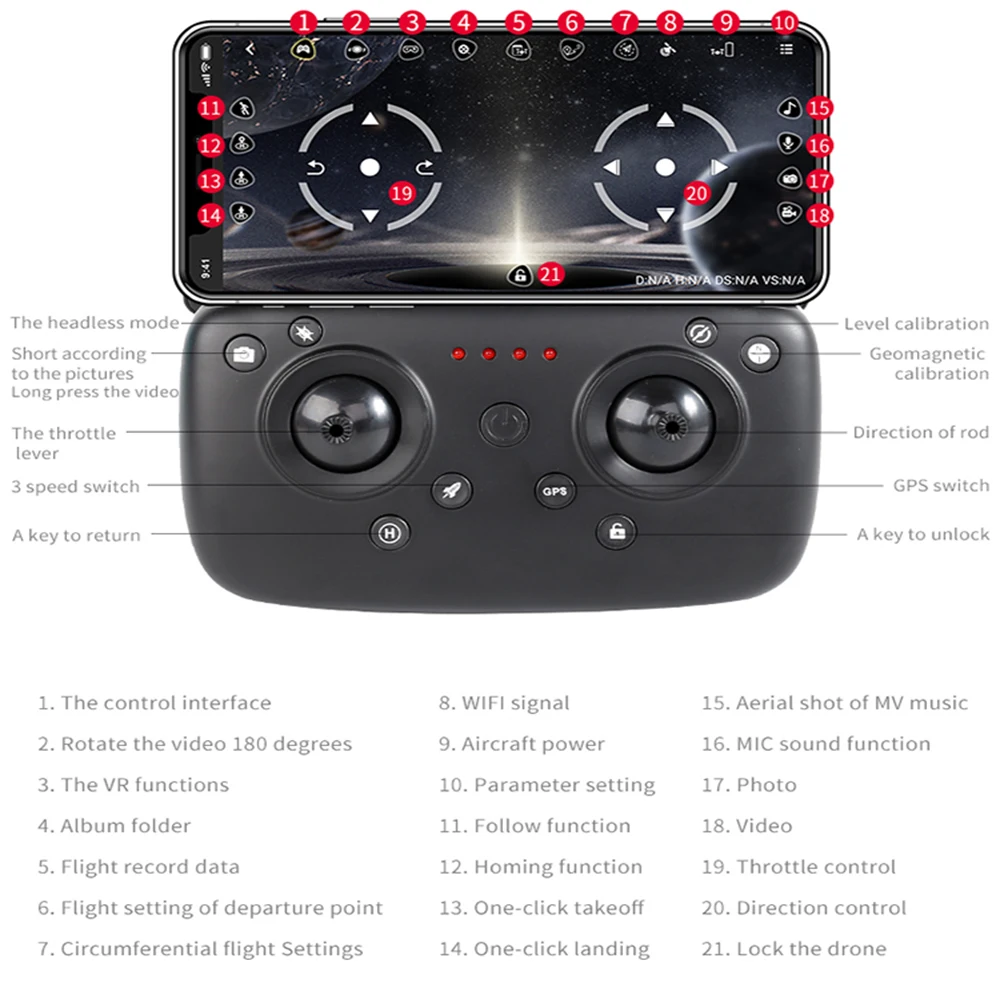 Профессиональный GPS Дрон 5G FPV RC камера квадрокоптера 4K Квадрокоптер следуй за