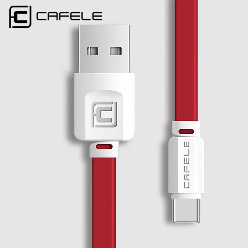 Кабель CAFELE type-C usb кабель для зарядки huawei P10 P10 Plus Honor 9 8 mate 9 Xiaomi 5S Oneplus 5 кабель для передачи данных для телефонов type-C
