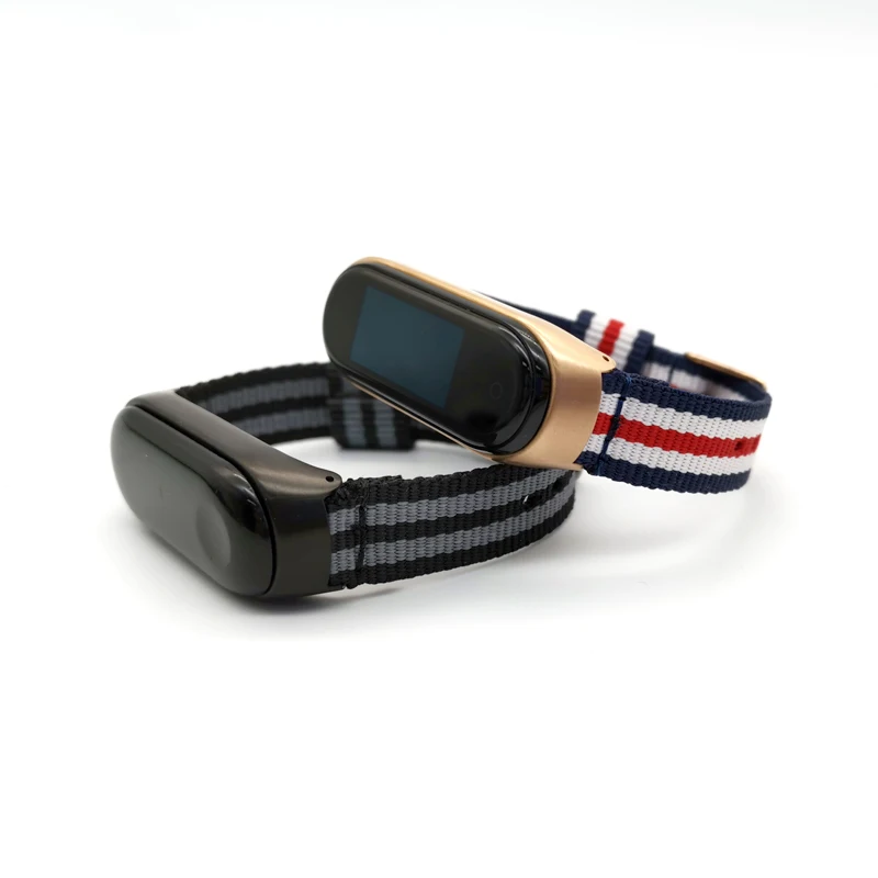 Для Xiaomi Mi Band 4 3 аксессуары браслет на запястье спортивный нейлоновый ремешок для