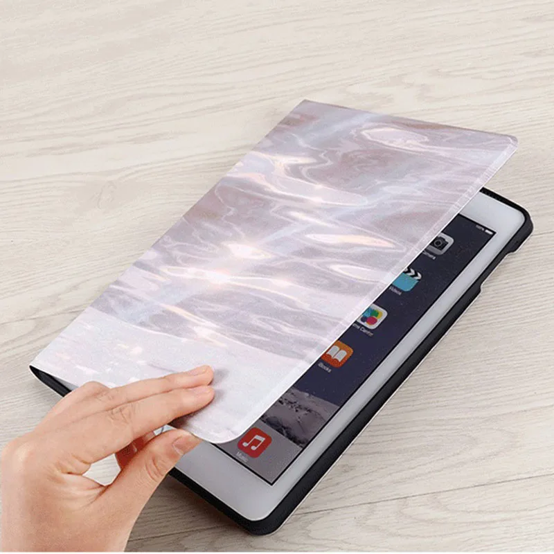 Чехол для планшета IPAD Air 1 2 чехол с мраморным рисунком 9 7 дюйма 2017 2018 смарт