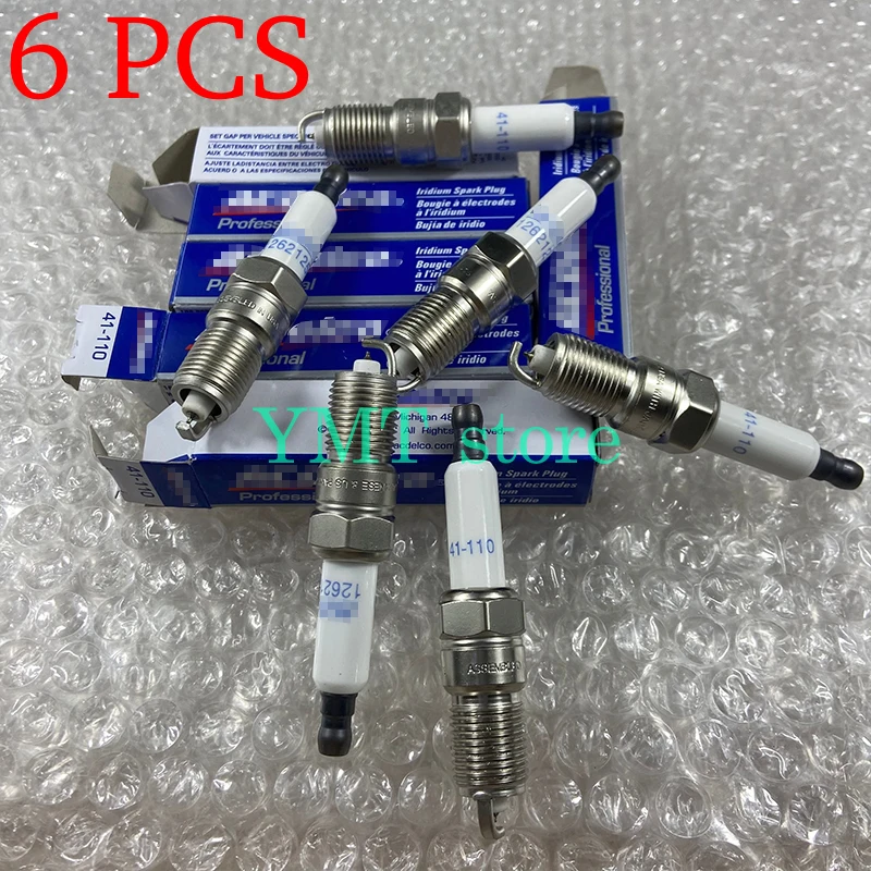 Новые Иридиевые свечи зажигания 41-110 12621258 для CHEVROLET BUICK GMC HUMMER SAAB 6 шт. | Автомобили и