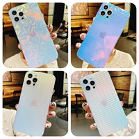fashion gradient holographic laser case for iphone 131211 promax xr xs max hard capa funda for iphone 8 7 plus shimmer case