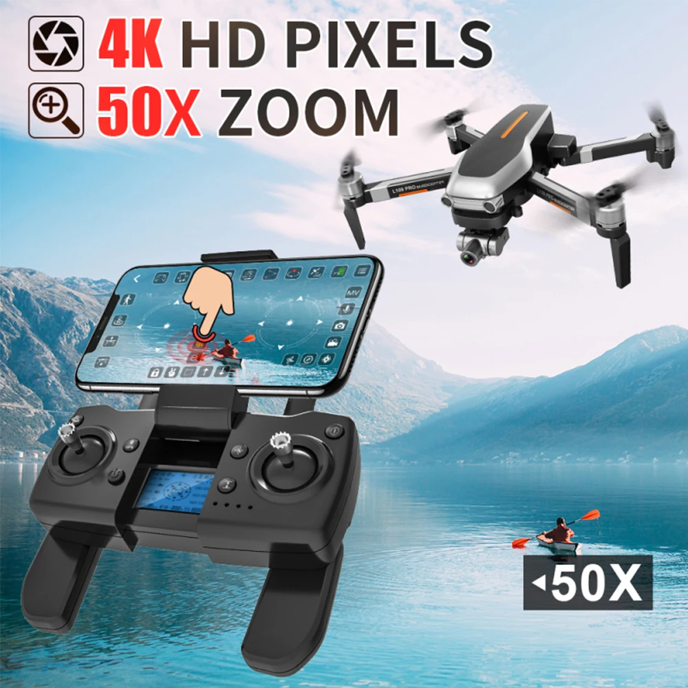 Квадрокоптер L109PRO с GPS 4K механическая двухосевая Антивибрационная камера Wi Fi FPV HD