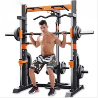 2021 hot sell smith machine squat rack consumer and commercial gym training equipment weightlifting barbell bench press gantry