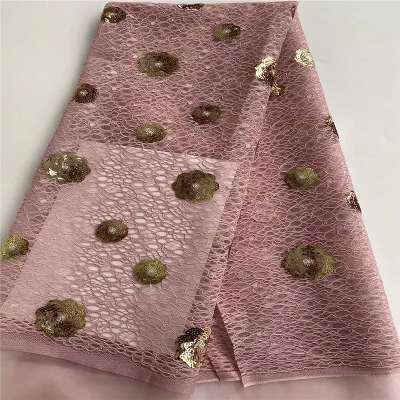 2020 хит продаж африканская кружевная ткань с блестками лук/золото высокое