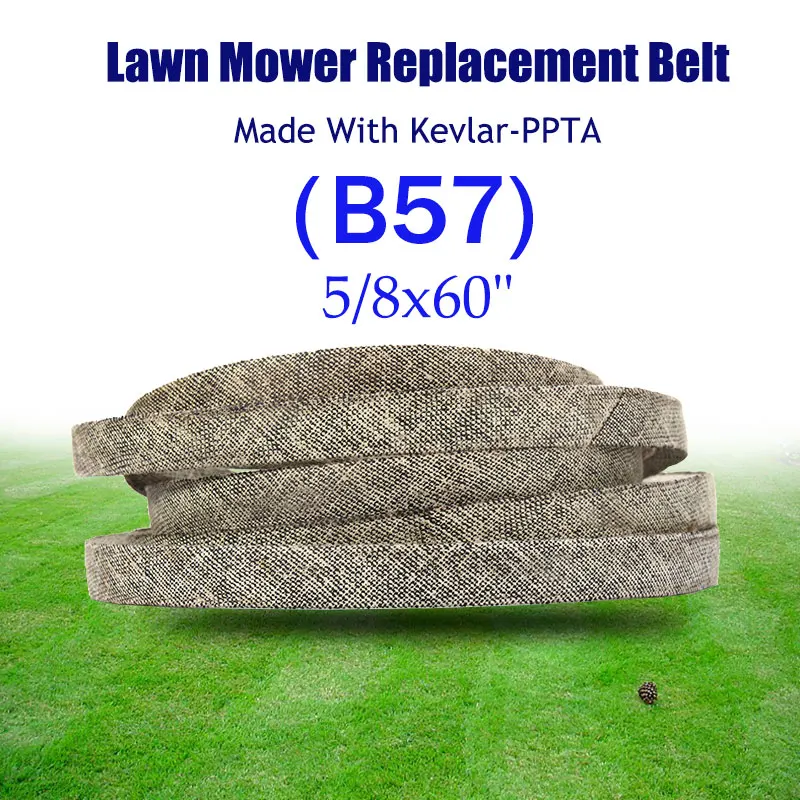 

Make with Kevlar Mower Belt Dry Cloth 46" Mower Decks for MTD754-0439 /954-0439 Special Cotton High Wear Resistance 5/8x60" B57
