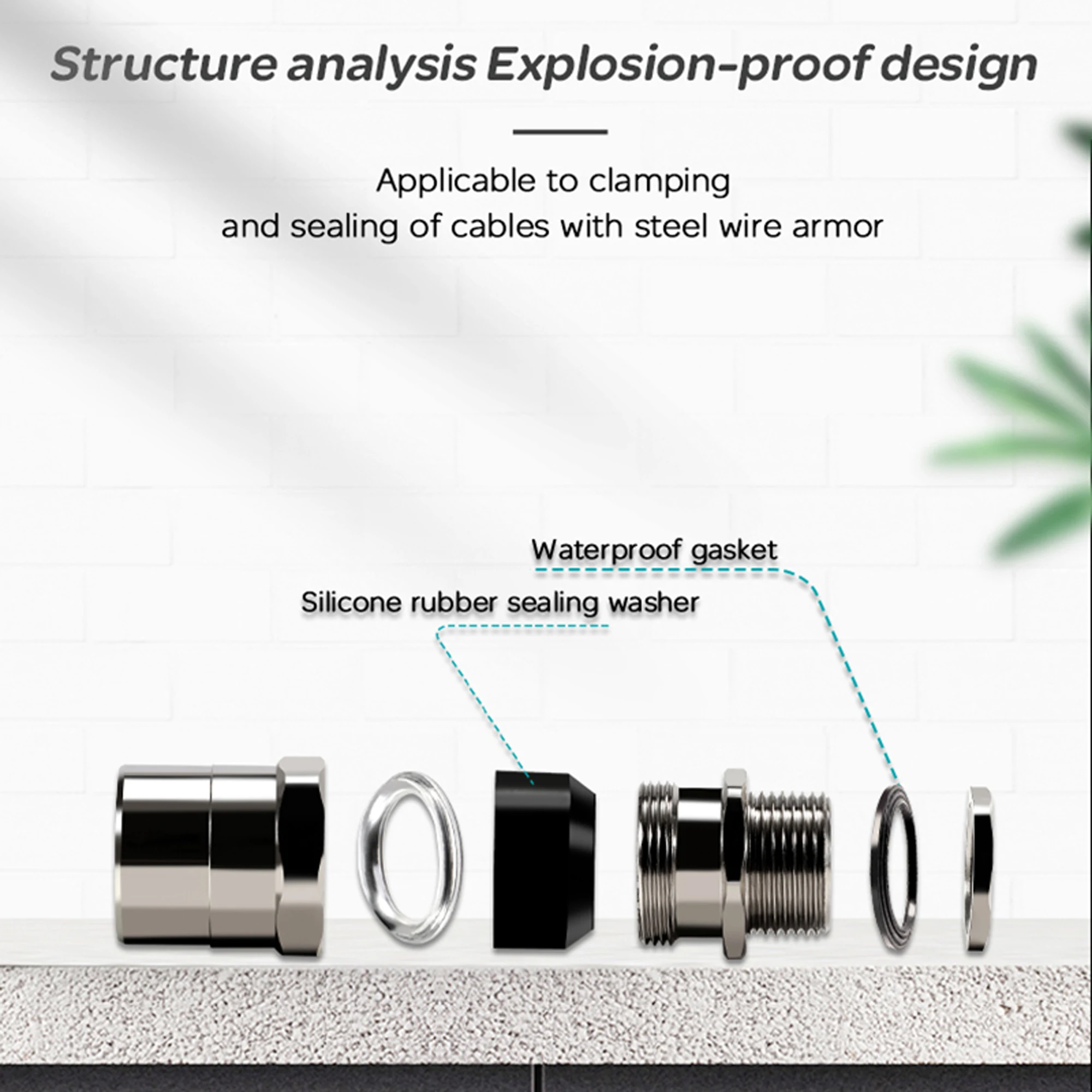 Взрывозащищенные кабельные ЖЕЛЕЗЫ из нержавеющей стали водонепроницаемый