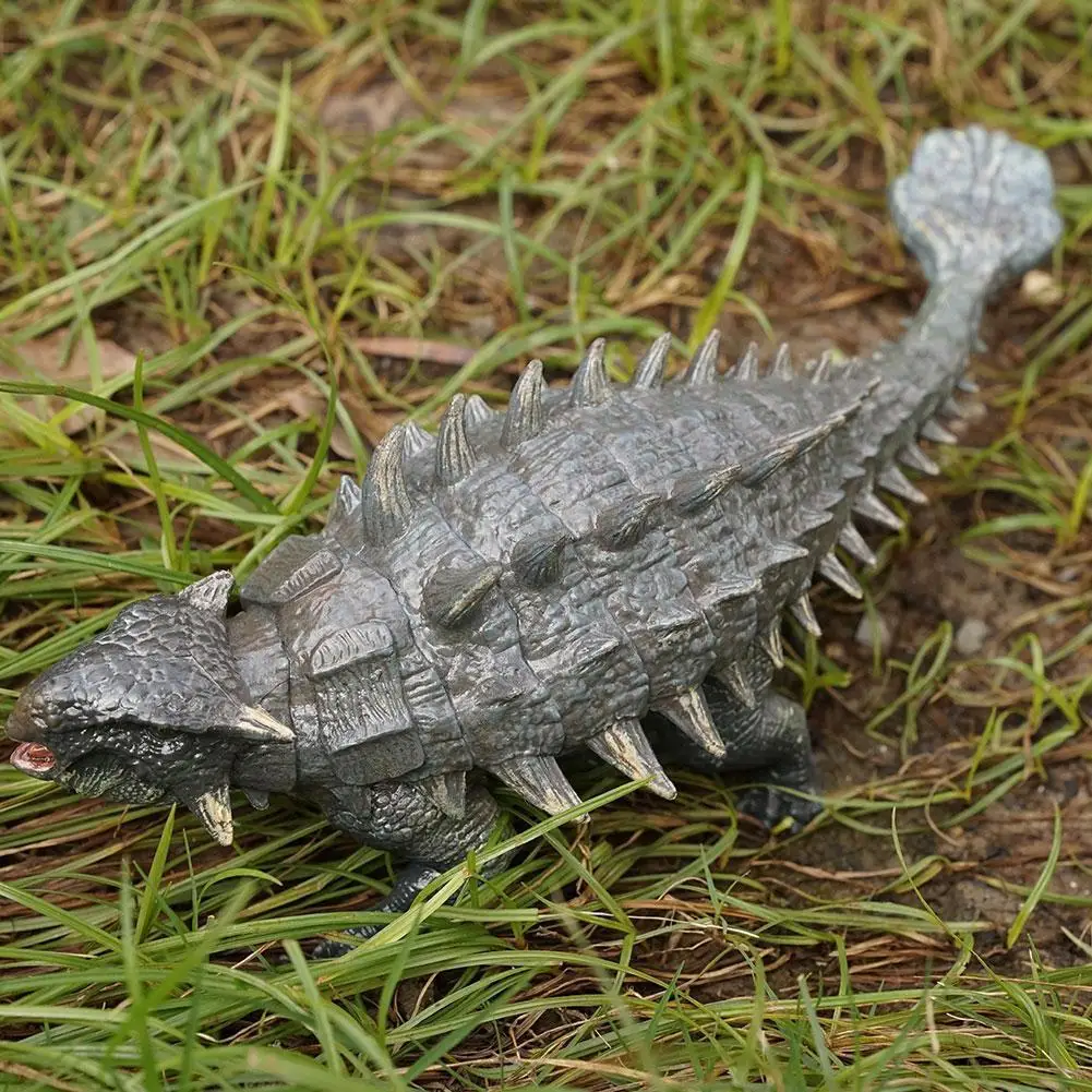 

1pc Spiny Ankylosaurus Manicure Dragon Simulation Dinosaur Dragon Spiny Ankylosaurus Toy Figure Large Manicure Model X1r3