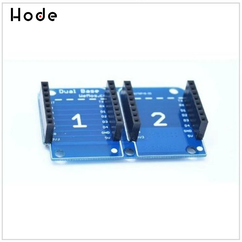Хороший и новый щит с двойным разъемом для WeMos D1 Mini NodeMCU Arduino ESP8266|Детали аксессуары