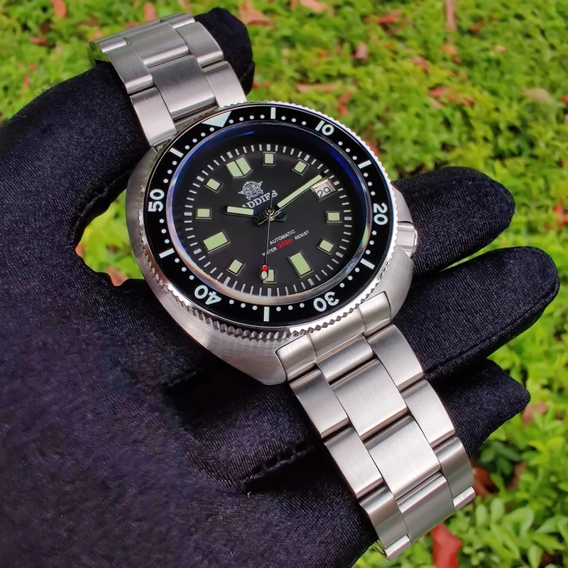 ADDIES DIVE Japan NH35 Diver Watch Men's Luminous 200m Dive Watch Mens Mechanical Watch Automatic Watches Men Diving Wristwatch