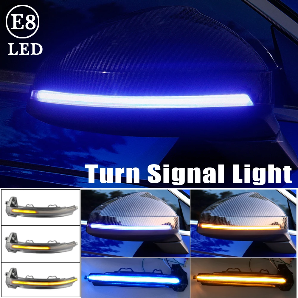 

2021 New Fashion For Audi A4/S4 B9 A5/S5 RS4 RS5 LED Dynamic Car Blinker Side Mirror Marker Turn Signal Light Lamp Accessories