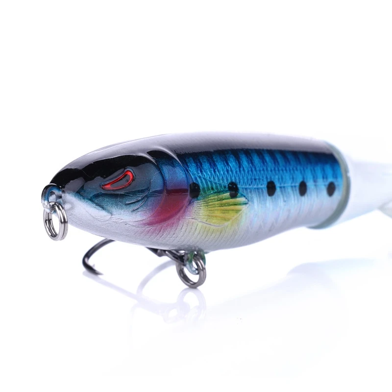 

5pcs 10cm 13g Sea Fishing Lure Artificial Pencil Bait Rotating Tail Hard Bait 24BD