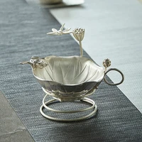 tea leak tea strainer s999 sterling silver handmade silver teapot tea set accessories fair cup silverware parts lotus fun