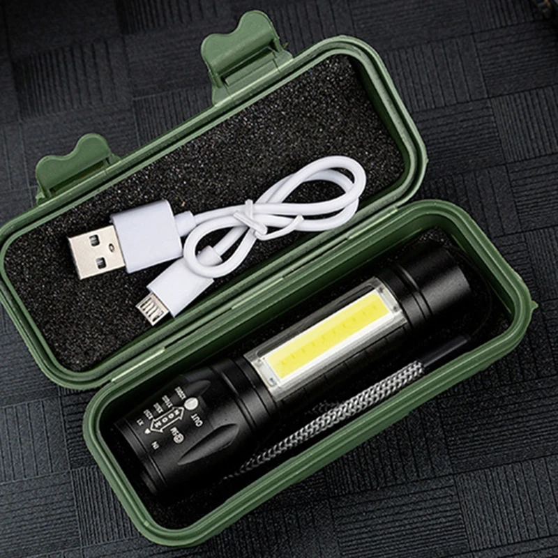 

XP-G Q5 Built in 14500 Usb Rechargeable Battery Penlight Waterproof Led Flashlight Torch Lamp 2000 Lumens Lantern for Camping