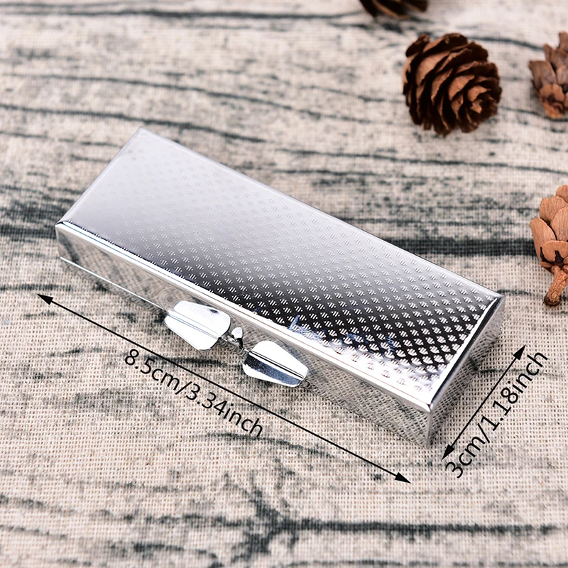 

Weekly Travel Metal 6 Grid Pill Box Medicine Organizer Container Storage Case