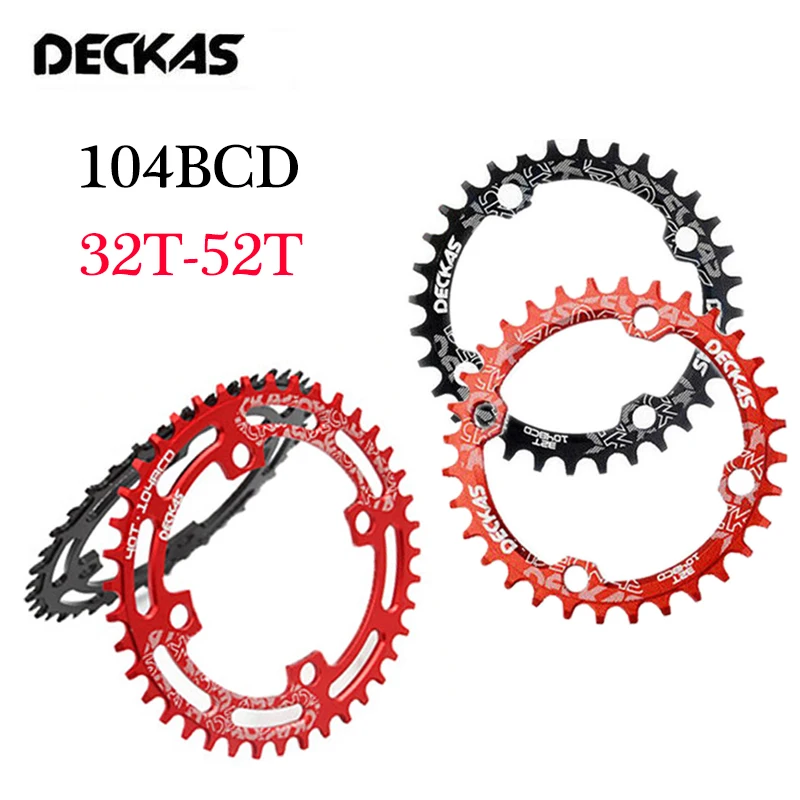 DECKAS 104BCD цепное кольцо MTB круглое из алюминиевого сплава узкое широкое дорожный
