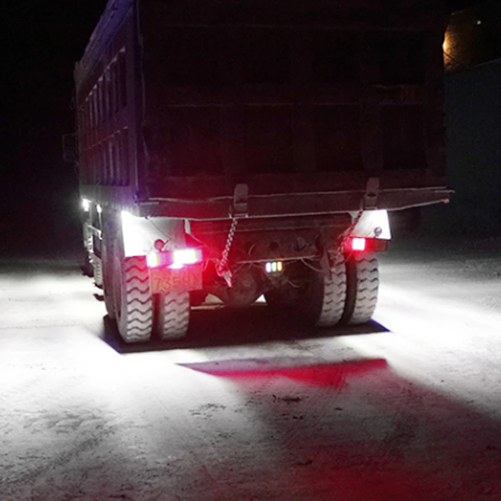 2 шт. 12 В/24 В подсветка номерного знака прицепа белый 3 светодиода E9 Лицензионная