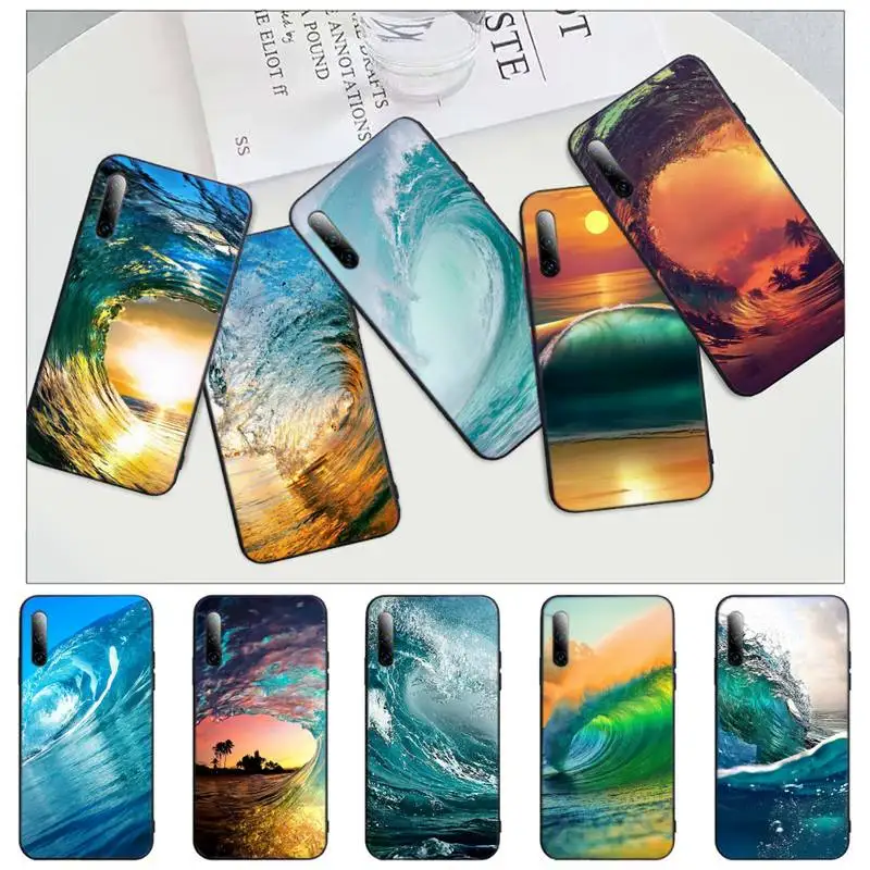 

Summer nature sea blue Ocean Waves Phone Case For iphone 12 11 13 7 8 6 s plus x xs xr pro max mini shell
