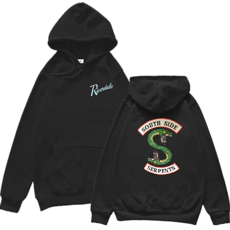 Свитшот South Side Serpents с надписью Riverdale толстовки для мужчин мальчиков и девочек