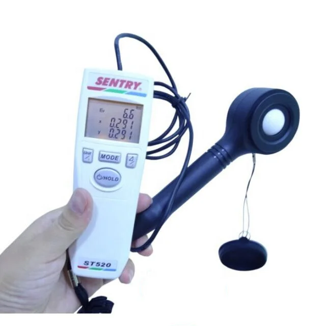 

SENTRY ST520 Digital Chroma Light Meter Temperature Brightness LED Lamps Tester Color thermometer LUX Meter
