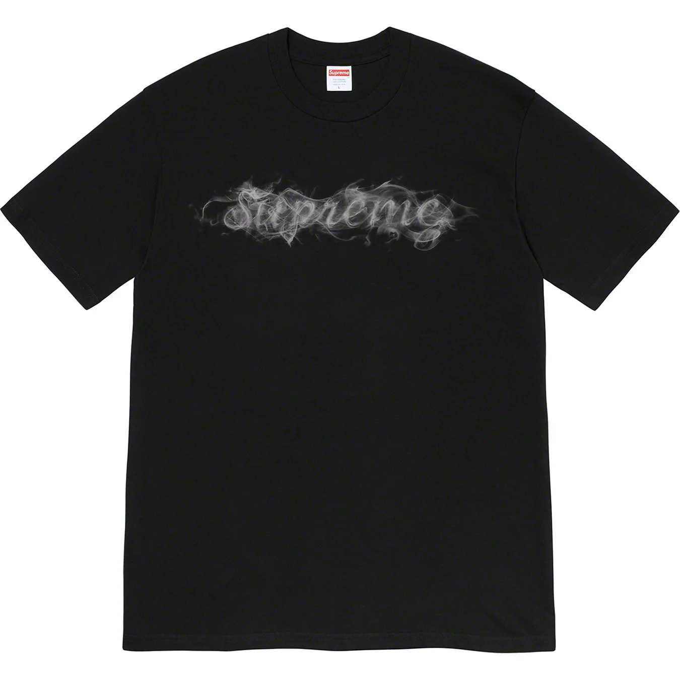 

19FW Supreme Smoke Tee Open season smoke smoke ring loose T-shirt for men and women