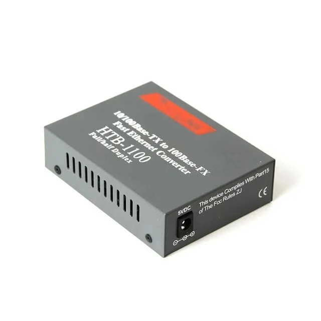 HTB 1100 10/100 м 2 км мультимодовый двойной волоконно-оптический медиаконвертер fibra optica