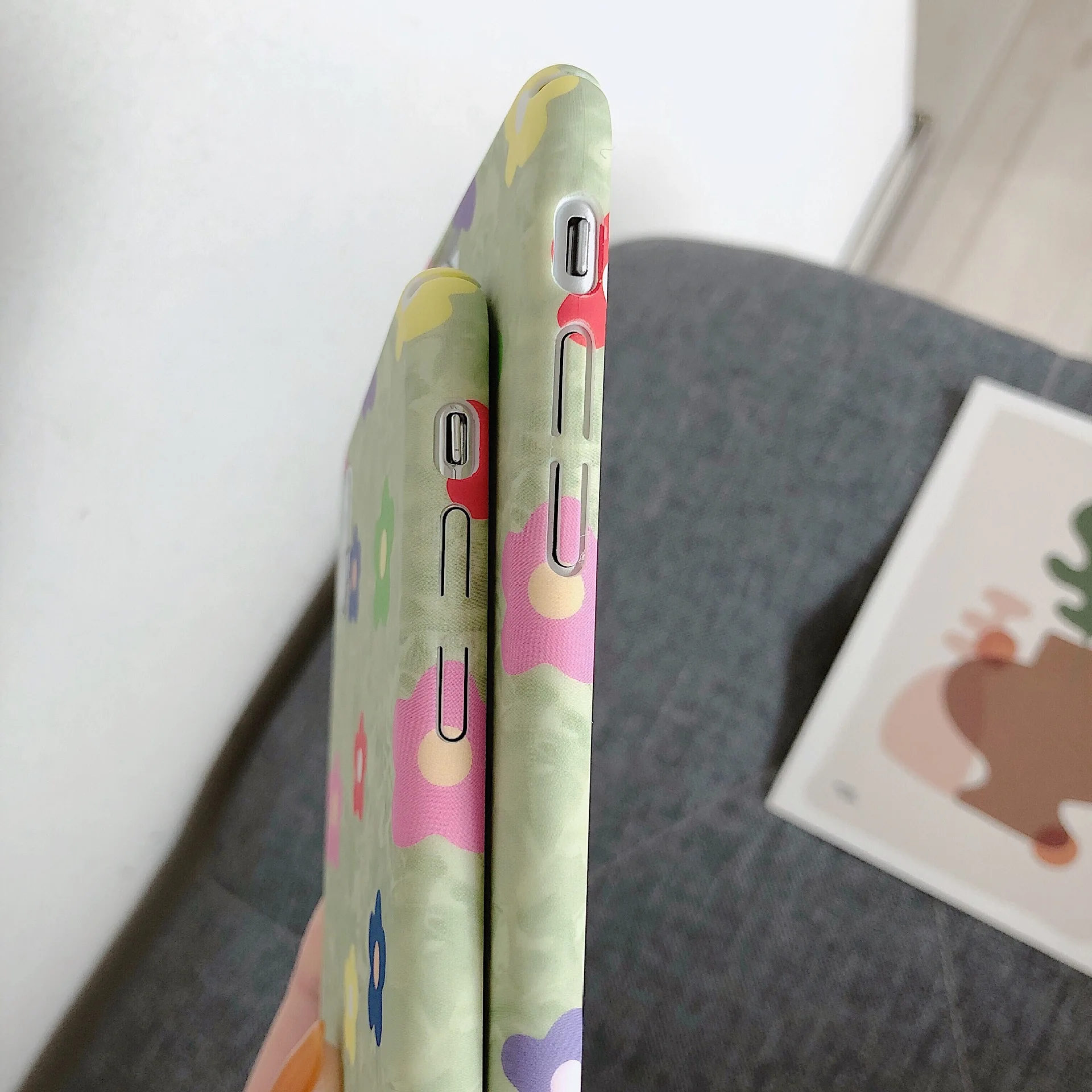 Ins стиль цветной цветочный чехол для телефона ПК Жесткий корпус IPhone 6 6s 6P 6sP 7 7P 8 8P X