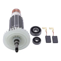 ac220 240v angle grinder rotor for makita 9553nb 9553hb 9555hn 9553hn armature anchor rotor stator gear power tool parts retail