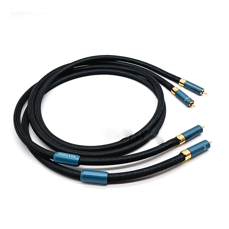 Hi-Fi 8N OCC Ortofon RCA кабель Hi-end усилитель cd-разъем 2RCA to2RCA мужской сигнальный |