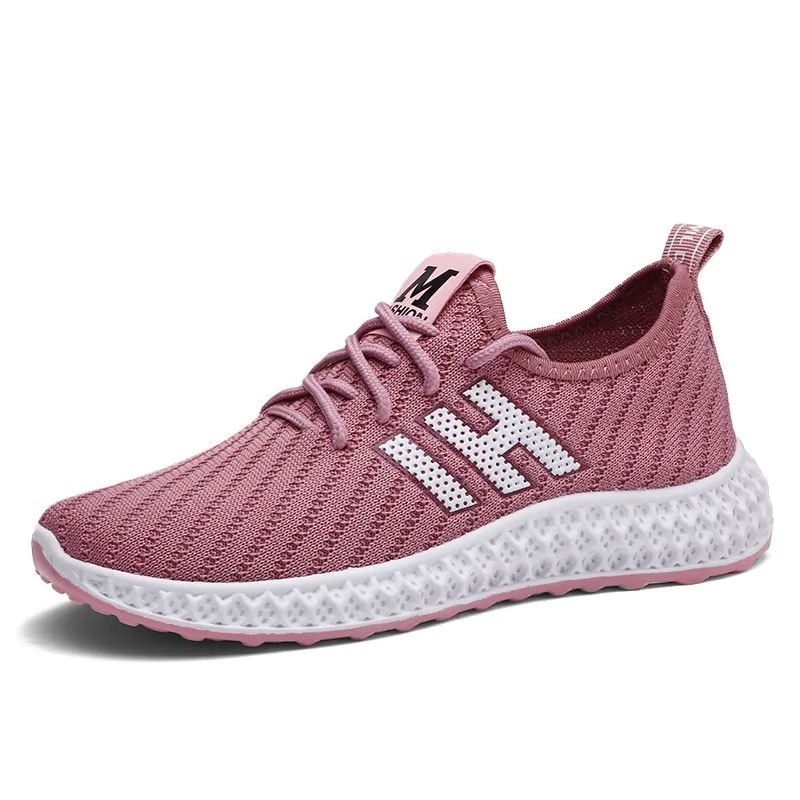 

Женские кроссовки с мягкой подошвой, сетчатые дышащие кроссовки, удобная повседневная обувь для бега и путешествий, новинка весны 2020
