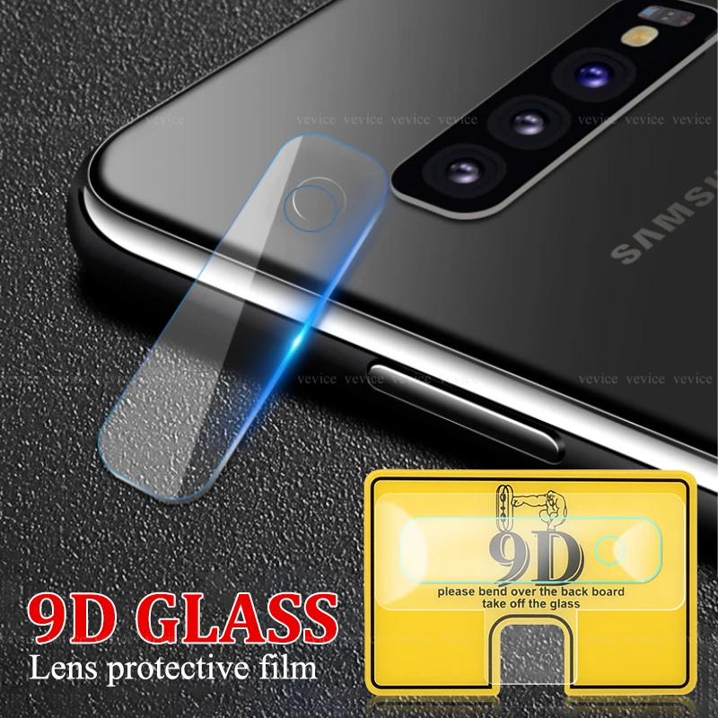 9D объектив камеры заднего вида Стекло для samsung Galaxy S10 S10e S8 S9 Plus S7 Edge HD Прозрачная
