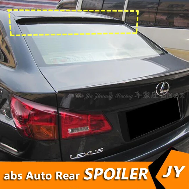 Для Lexus IS250 IS300 спойлер на крышу 2006 2011 IS350 ABS Материал заднее крыло автомобиля